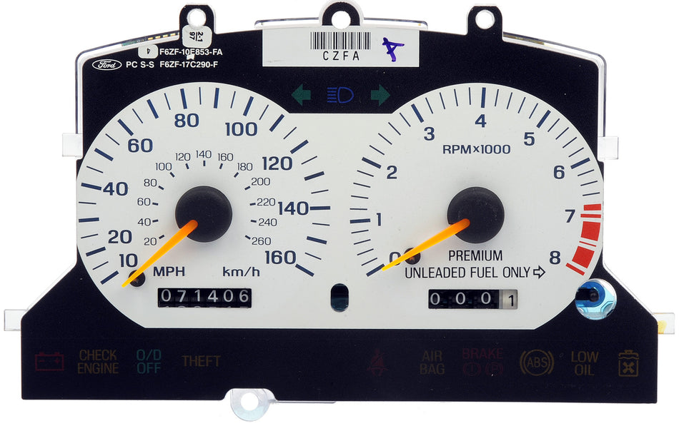 Dorman Reman Instrument Clstr P/N 599-645