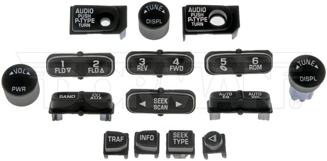 Dorman Radio Buttons P/N 76822