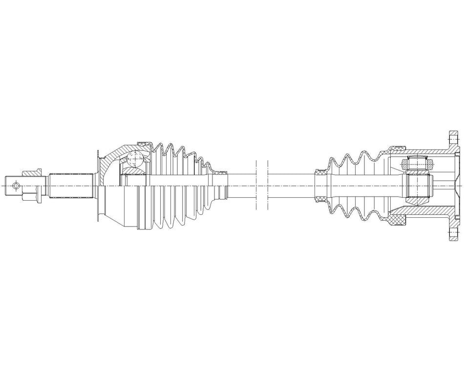 GSP New CV Axle P/N NCV53192